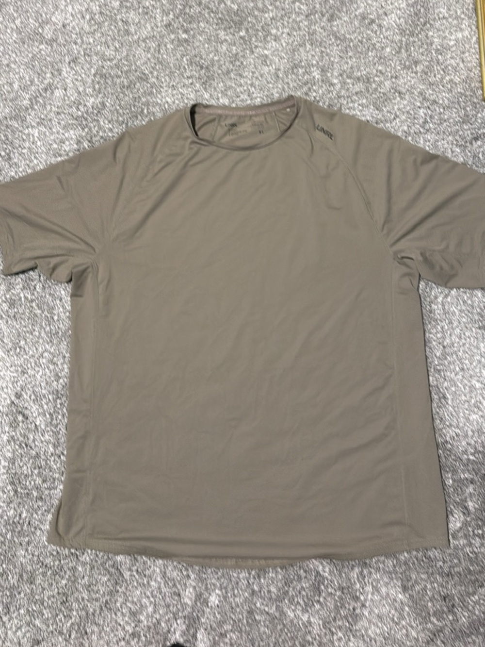 Unrl Men's Short Sleeve Crew Shirt - Taupe XL